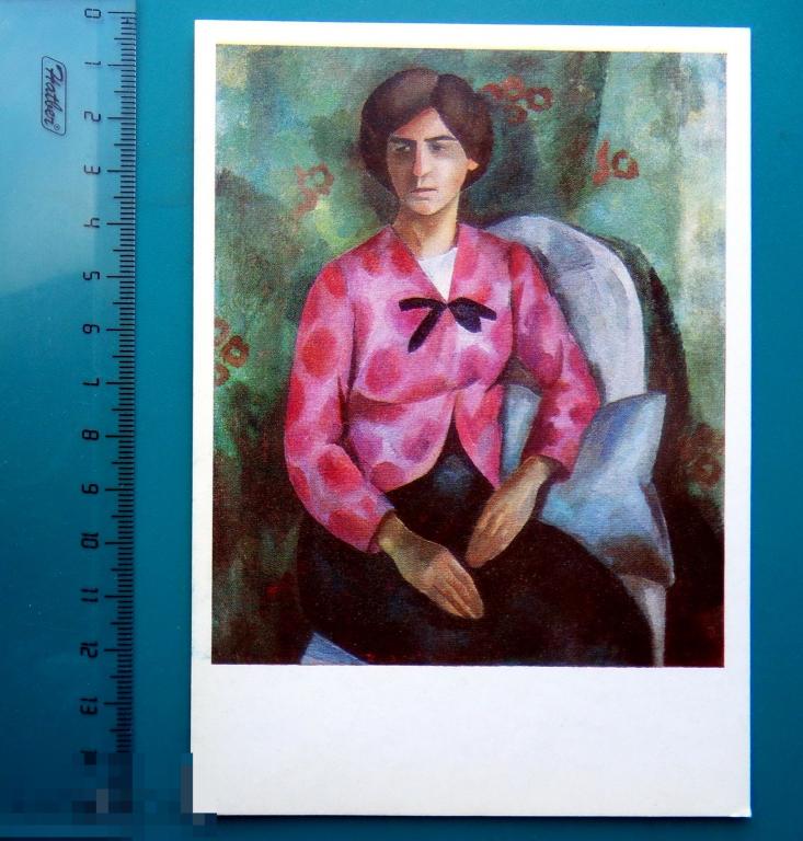 Фальк ПОРТРЕТ ПОТЕХИНОЙ 1984 - Е19(Ж.Г.М.) - портрет живопись чистая