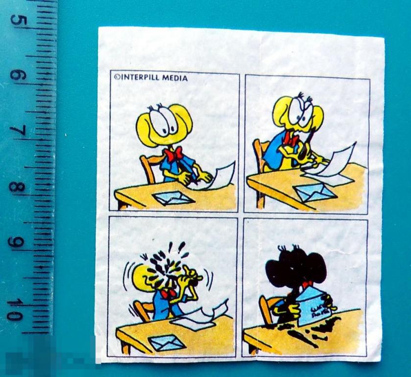 вкладыш комиксы 1 штука cS (10) 2