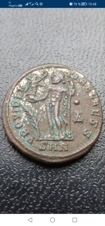 Монета Римская империя, Лициний II, 317-324 годы, Нуммий. Коллекционный вариант (181)