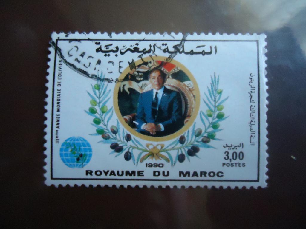 1990 г.  Марокко  гаш. без клея.