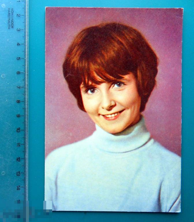 артисты актеры кино ЛЮДМИЛА КРЫЛОВА 1970 БПСК --- Z9 ---