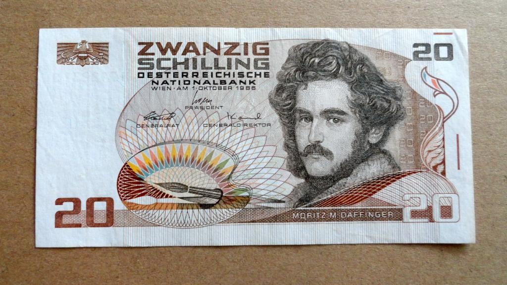 Австрия 20 шиллингов 1986 год. XF