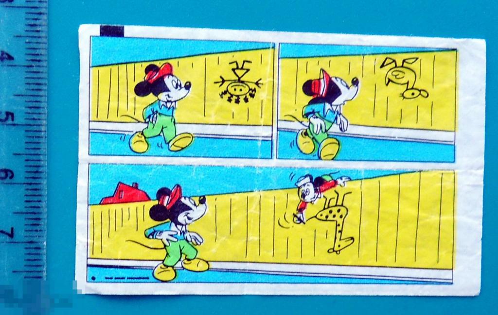 вкладыши комиксы  Mickey Mouse Микки Маус 1 штука cS (333) 7
