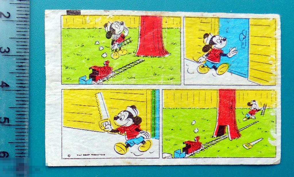 ВКЛАДЫШИ  Mickey Mouse Микки Маус комиксы 1 шт cS (139а) 1
