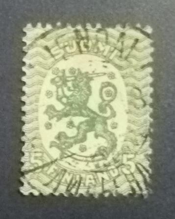 Финляндия 1917 Mi#  68  стандарт Герб
