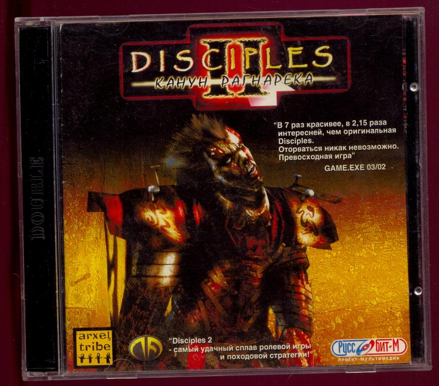 2 CD PC-CD игра Disciples II: Канун Рагнарёка 2002 Руссобит