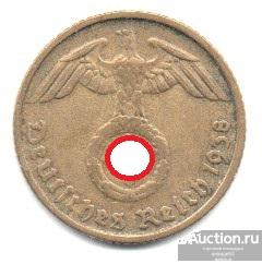 Германия 5 рейхпфенигов_D 1938 г. 9_1_20