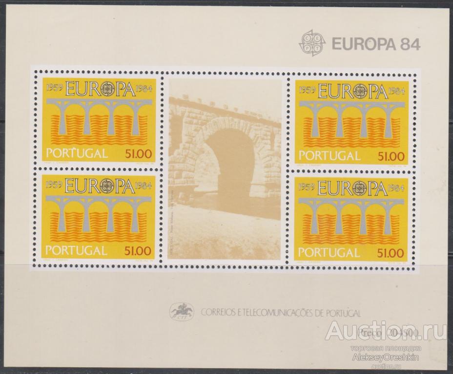 Португалия Европа Септ 1986