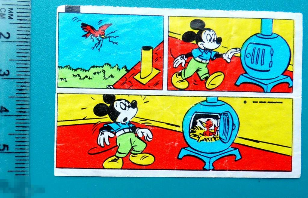 ВКЛАДЫШИ Дональд Donald Mickey Mouse Микки Маус комиксы 1 шт cS (146а) 3