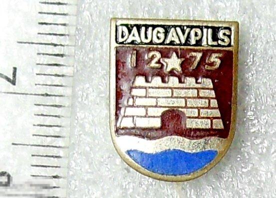 DAUGAVPILS ДАУГАВПИЛС Латвия Прибалтика Р5 город  тяж.мет. эмаль ЛЮКС!!!