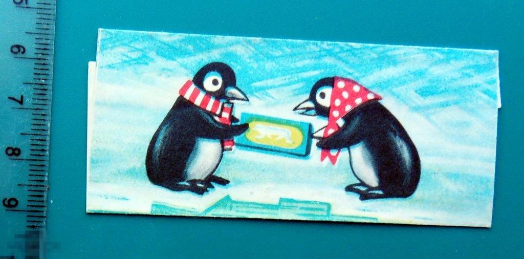 Шоколад ДЕТСКИЙ пингвины Красный Октябрь K2 обертка 2