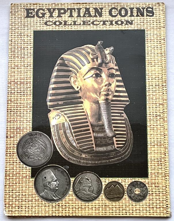 ЕГИПЕТ СУВЕНИРНЫЙ НАБОР 12 МОНЕТ БУКЛЕТ
