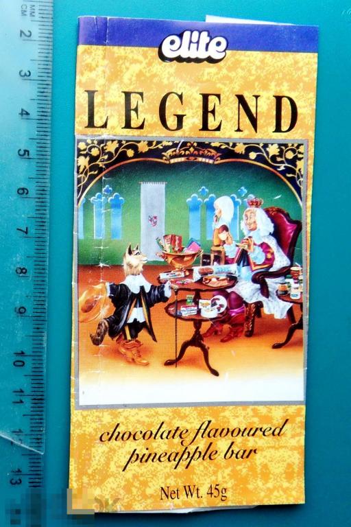 ЛЕГЕНДА LEGEND сказки конфета шоколад  K2-1 обертка фантик