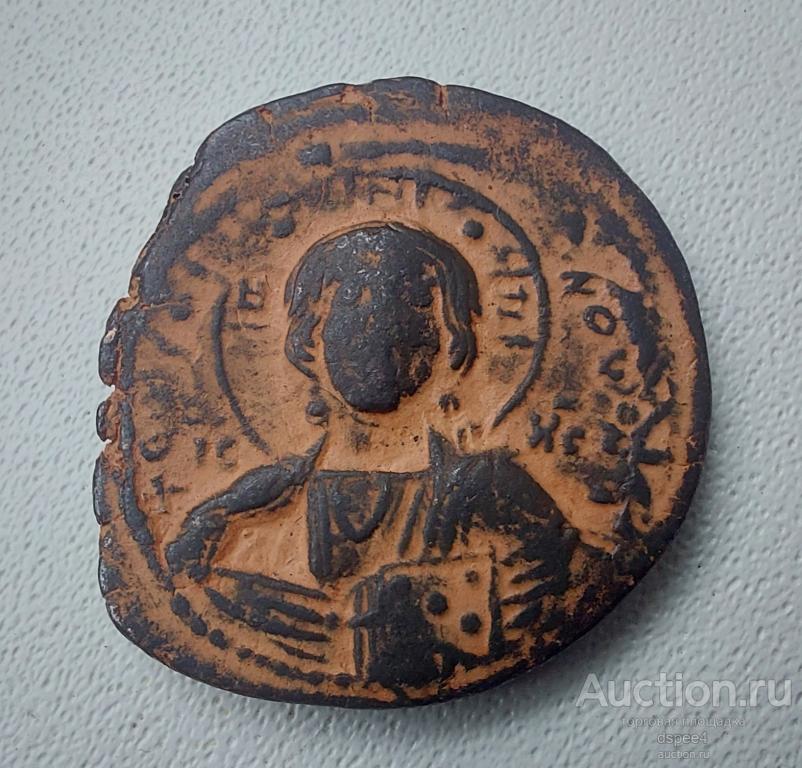 Византия, фоллис, Роман III Аргир (1028-1034) лик Христа , отличная (2)