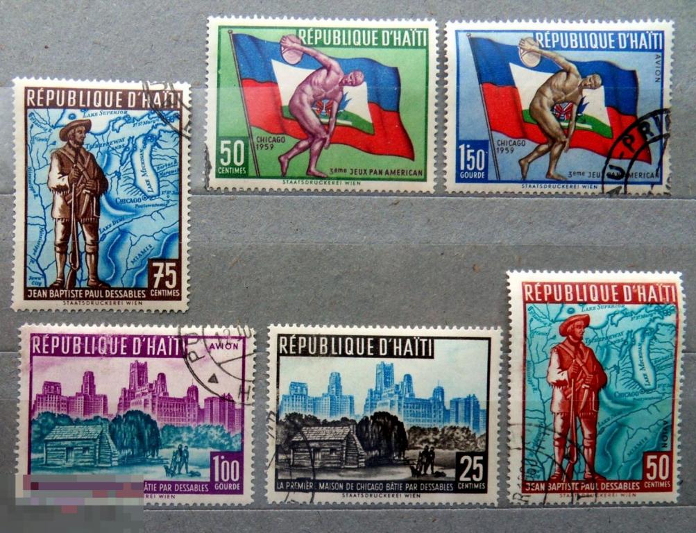 Гаити  1959 Серия марок Гаити  --- А33-стр2 -- марки
