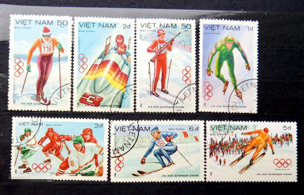 Вьетнам 1984 гашен. А8кр стр26 марки ОЛИМПИАДА спорт