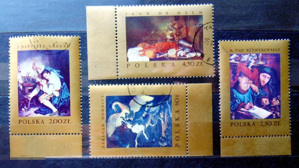 Польша гашен. А8кр стр24  марки живопись..