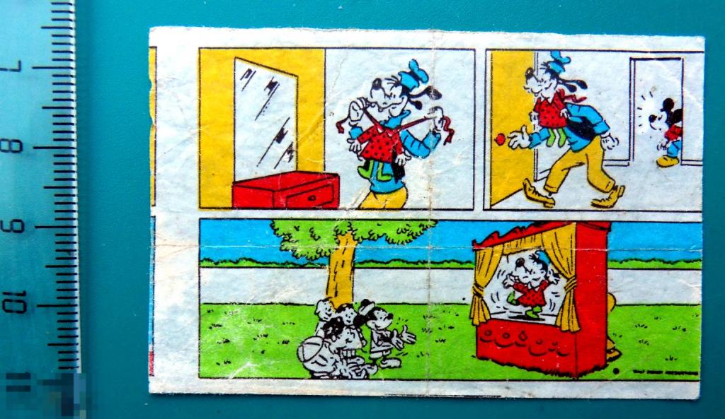 Вкладыш от жвачки DONALD Дональд Mickey Mouse Микки Маус комикс  ---  cS(23) ..3..