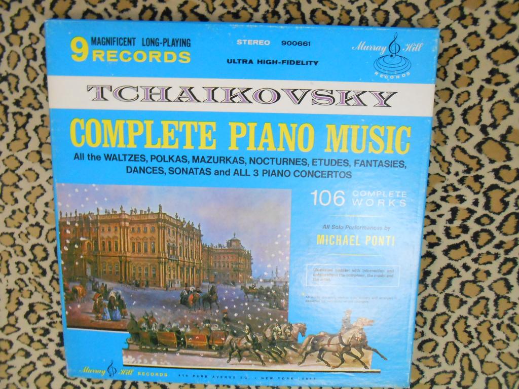 9LP BOX-SET Tchaikovsky – Tchaikovsky: Complete Piano Music