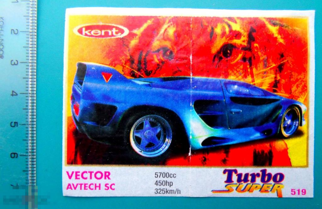 вкладыши Турбо Turbo SUPER 471-540 № 519 авто мото автомобиль - cS (36) //1//