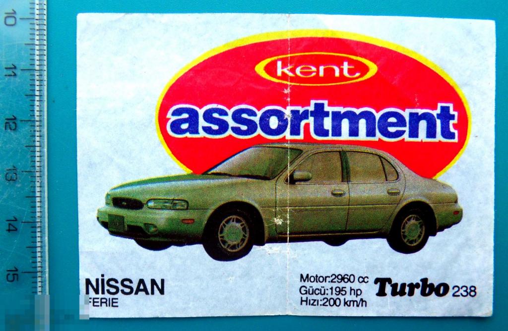 вкладыши Турбо Turbo черные №222 -- (191-260) -- авто мото автомобиль - cS (38) ..2..