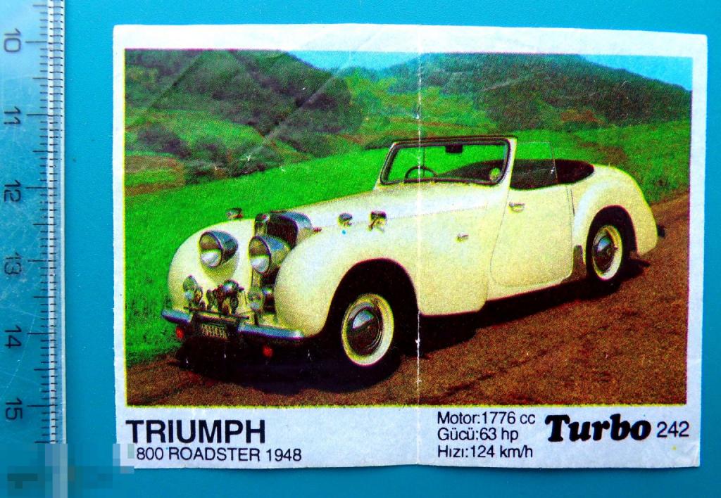 вкладыши Турбо Turbo черные №242 -- (191-260) -- авто мото автомобиль - cS (38)