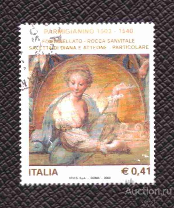 Италия    гашеная   живопись  2003 год      №   3372