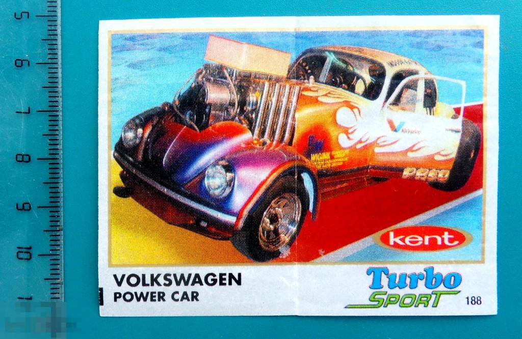 вкладыши Турбо Turbo SPORT  (141-210) № 188 - авто автомобиль - cS (117) -