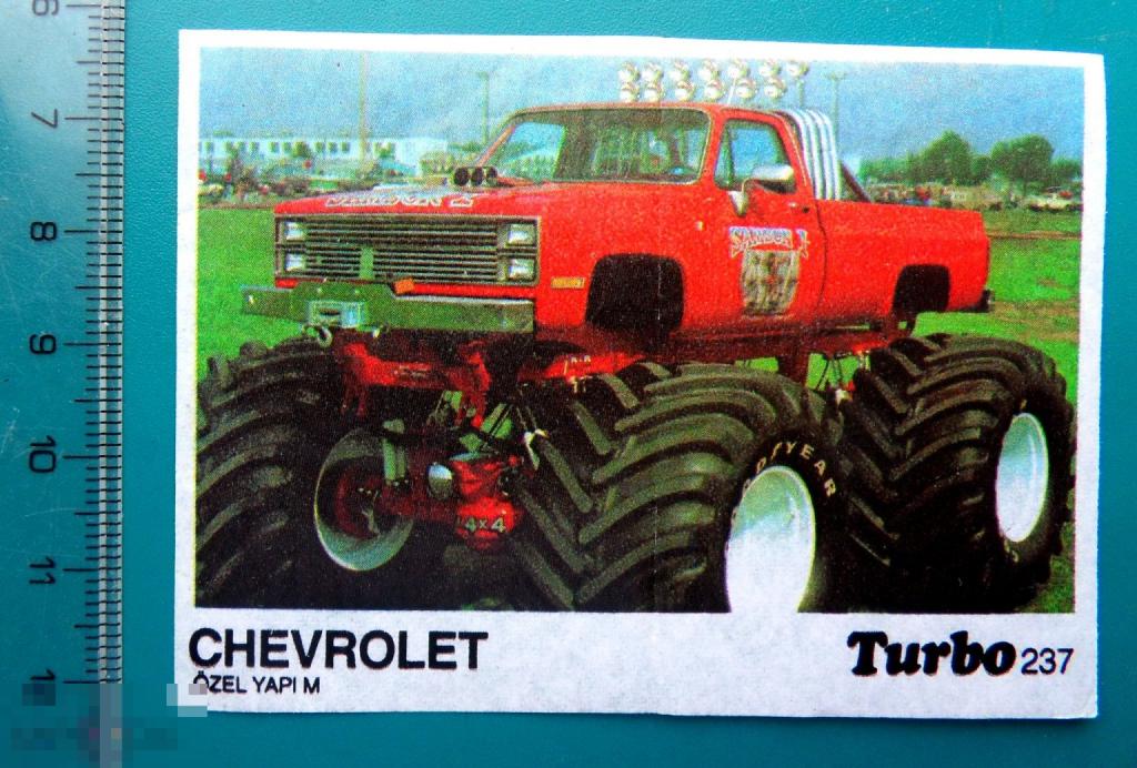 вкладыши Турбо Turbo черные №237 -- (191-260) -- авто мото автомобиль - cS (315)