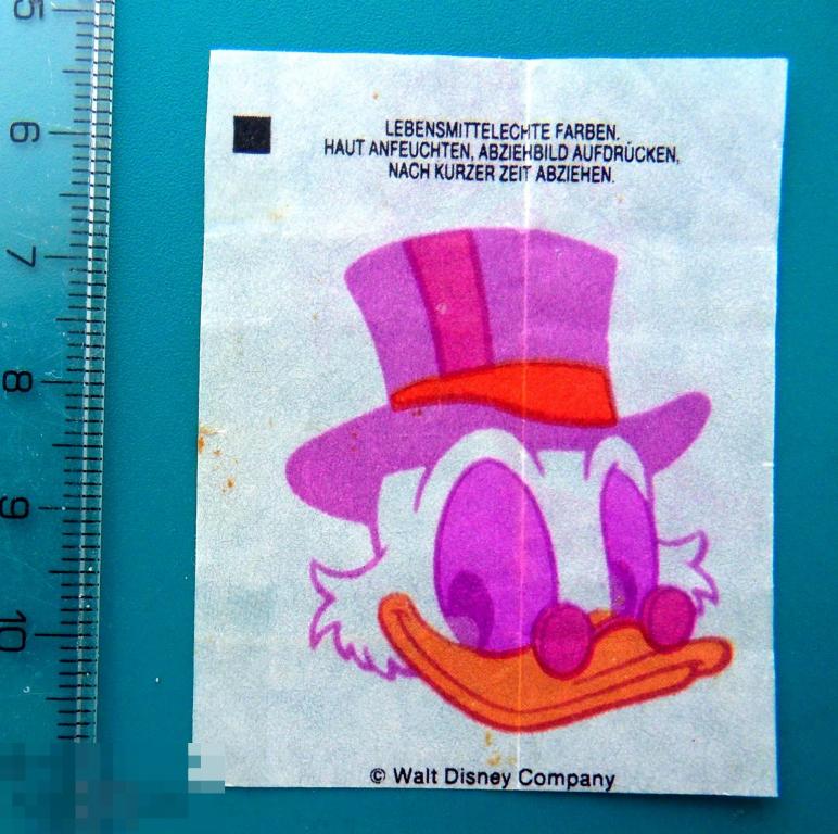 вкладыш  ДИСНЕЙ DISNEY Германия комиксы 1 штука ----  cS (121) ..2..