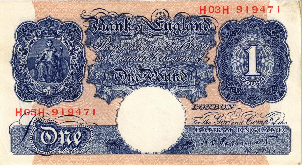 1 фунт 1940 - 1948 Великобритания P. 367a