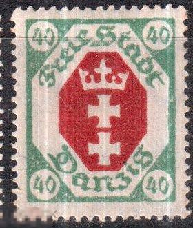 1921. Германия. Данциг. Герб. Mi.: 79 *