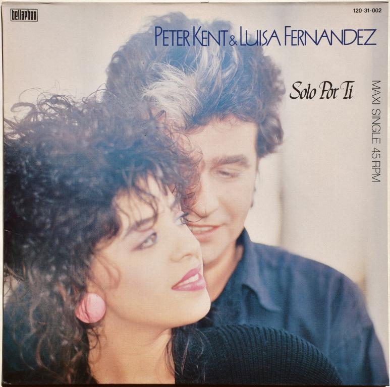 Peter Kent & Luisa Fernandez "Solo Por Ti" 1986 Maxi Single