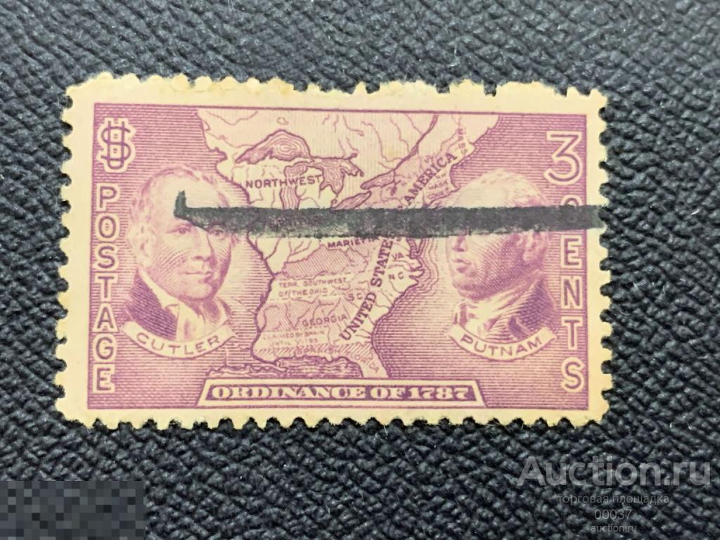 1937. США. 150 летие Постановления о Северо- Западной территории. Mi.: 402
