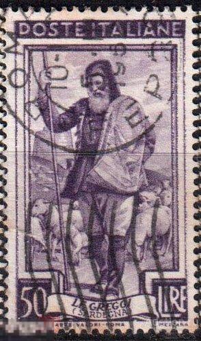 1950. Италия. пастух. Mi.: 820