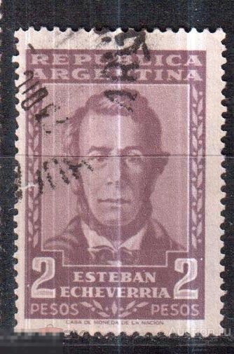 1963. Аргентина. Эстебан Эчеверрия, Писатель.  Mi.: 661