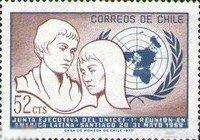 1971. Чили. 1-е Латиноамериканское совещание Исполнительного совета ЮНИСЕФ, Сантьяго. Mi.: 753 **
