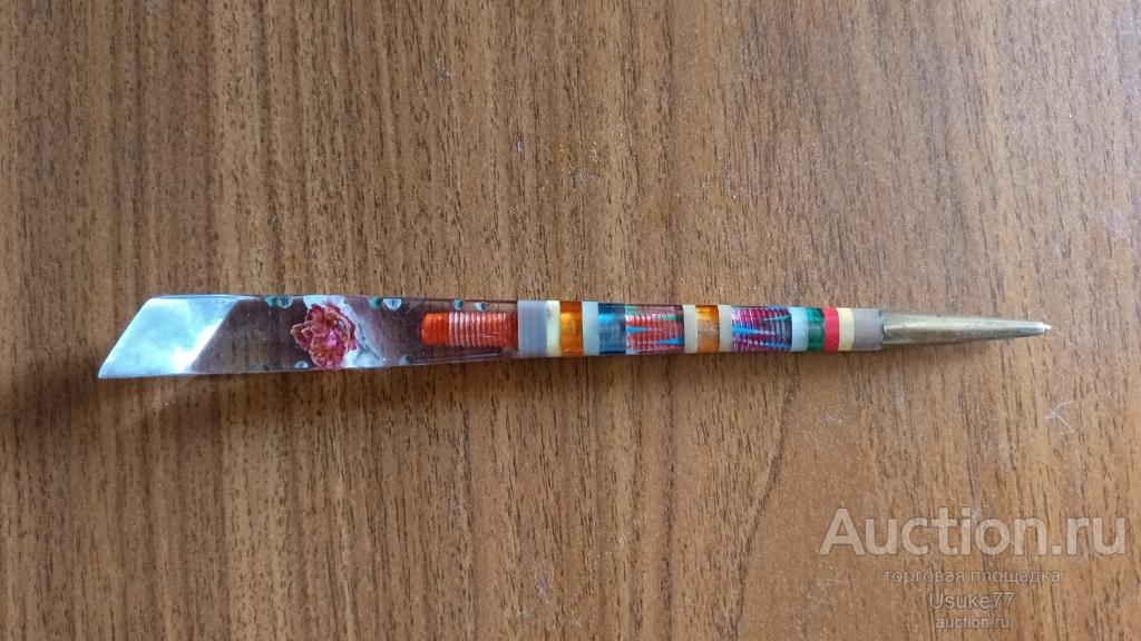 Ручка сувенирная "Розочка",ручная работа,СССР!