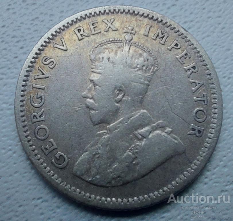 Южная Африка 6 пенсов 1933 Георг V Состояние