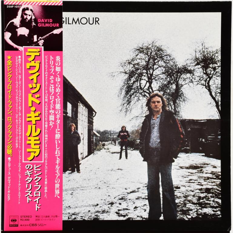 David Gilmour (Pink Floyd) "David Gilmour" 1978 Lp Japan