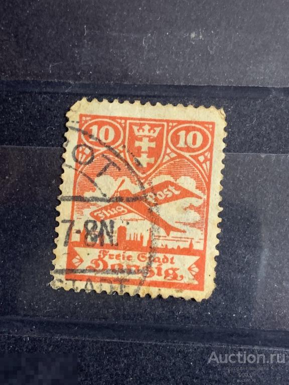 1924. Германия. Данциг. Авиапочта. Mi.: 202