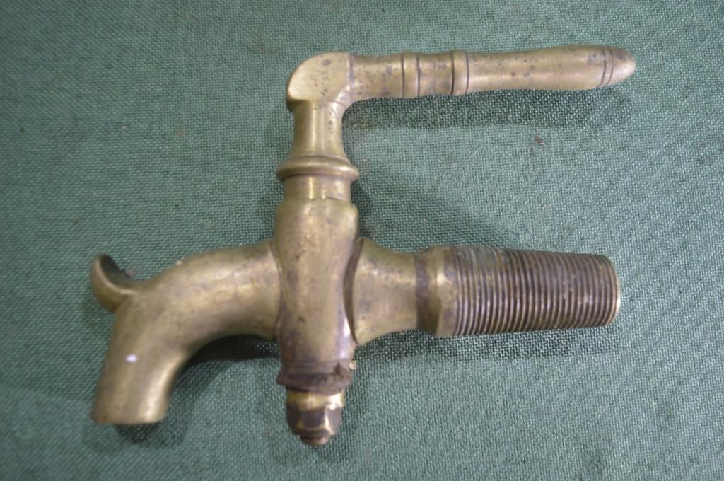Кран бочковой старинный. Латунь. Царская Россия. #7