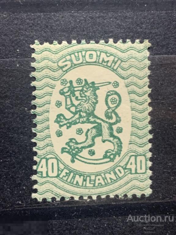1929. Финляндия. Герб. Перфорация: 14¼  x 14. Тип I.  Mi.: 80 **
