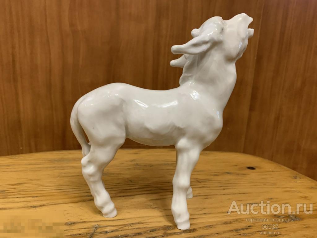 Ослик. осел, фарфор, мануфактура "Meissen" (Мейсен), Германия, 1950- 1960 гг.