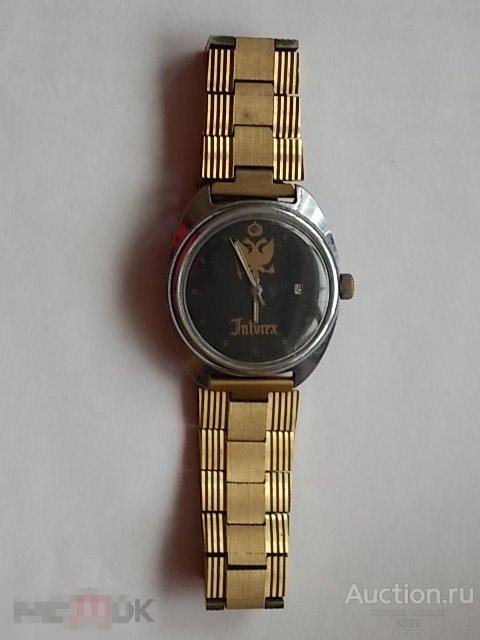 Часы Jnturex СЛАВА. не позолоченный браслет. на ходу автоподзавод