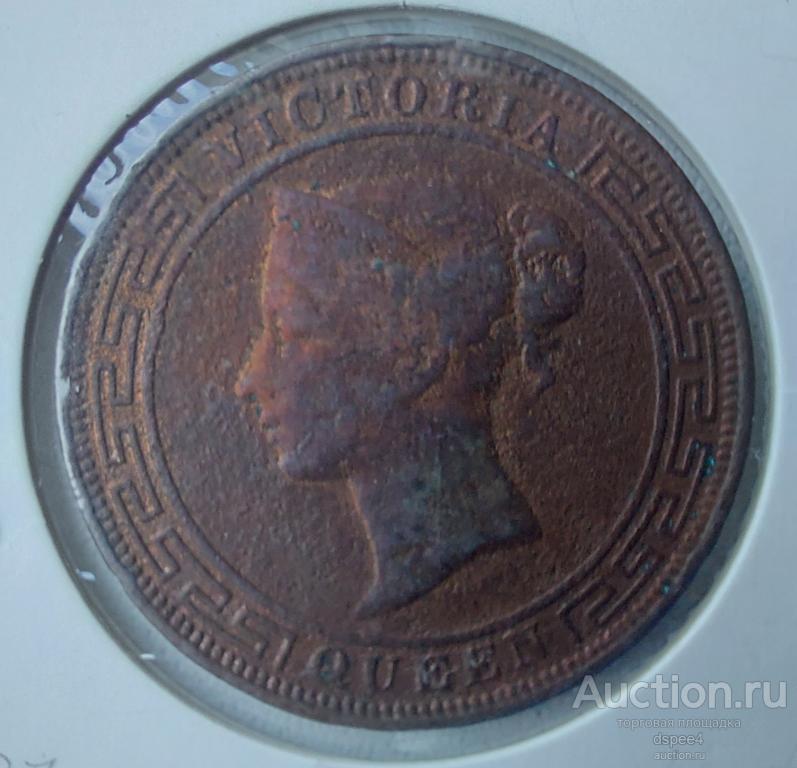 Цейлон 5 центов 1870 Виктория