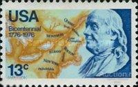 1976. США. Франклин. Mi: 1434 **