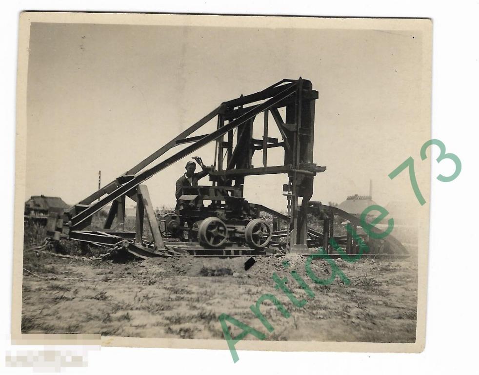 Железная Дорога Калиновка Путеукладчик Братьев Курбатовых 1937 г.
