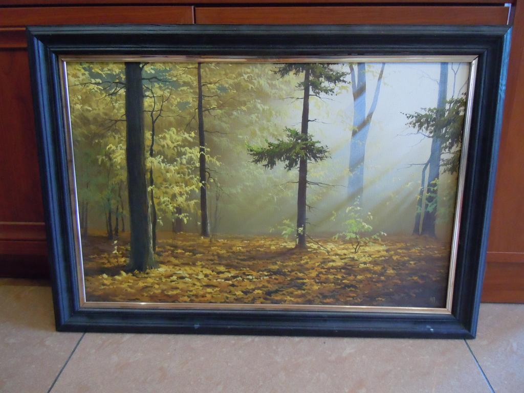 Картина "Осеннее утро" Александр Педе, 2001г, холст, масло