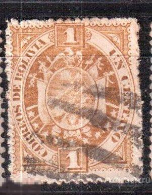 1894- 1897. Боливия. Герб. Mi.:
